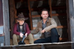 Rick y Carl de "The Walking Dead"